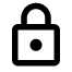 Black padlock icon